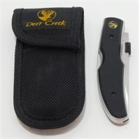 Deer Creek Model 193 Lock Blade Knife with Belt