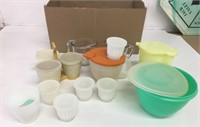 Lot of Tupperware Storage & Fire King