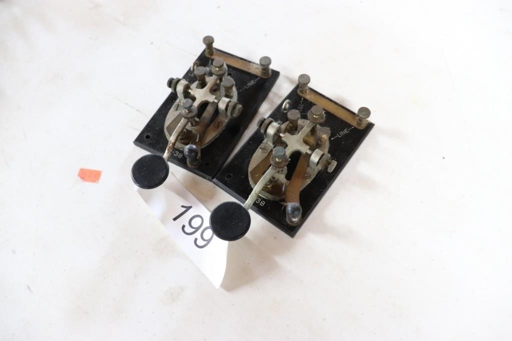 Two Telegraph Keys Model J-38