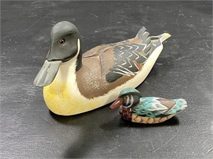 L. Tremblay Hand Carved/Signed Wood Duck Decoy