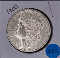1900 Morgan Silver Dollar - 2 Coins