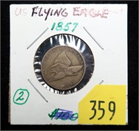 1857 Flying Eagle cent