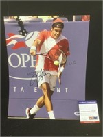 Tommy Haas PSA/DNA Certified Autographed 11x14