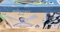 Bundle with White 42" Hugger ceiling fan &