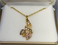 10k-12k Black Hills Gold necklace