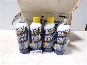 12 CANS OF BLASTER MULTI PURPOSE LUBRICANT