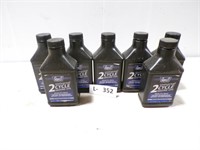 7- 8 OZ BOTTLES OF SUPER S 2 CYCLE ENGINE OIL