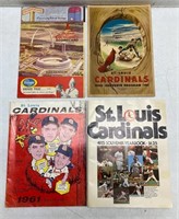 St. Louis Cardinals (2) Vintage Scorecards/