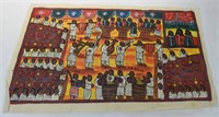 ETHIOPIAN FESTIVAL PAINTING ON COTTON DUCK