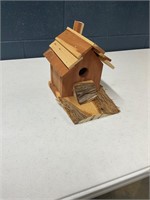 Wooden 10”x9”x9” bird house