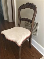 CARVED ROSEWOOD SIDE CHAIR
