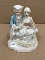 Vintage Martha Washington Lace Couple Figurine