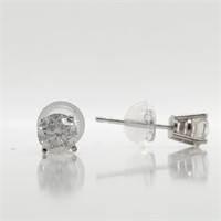 Certified14K  Diamond(0.54Ct, CertifiedJ-K) Earrin