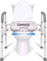 B3167  Toilet Seat with Handles Adjustable Arms