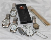 POCKET WATCH, WATCHES, WATCH BANDS