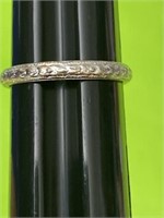Sz.5.5 Sterling Silver Ring1.32 Grams