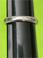 Sz.9 Sterling Silver Ring 3.48 Grams
