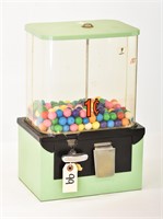 Vintage One Cent Gum Ball Vending Machine