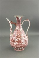 Chinese Yuan Style Copper Red Porcelain Ewer