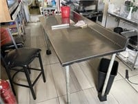 Large metal table