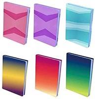 Pack of 6, Stretchable Covers for Hardcover Books