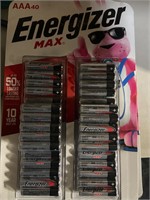 Energizer max AAA batteries 40 pack