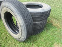 767) 4 truck tires 11R22.5