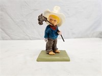 Vintage Wilton LITTLE BOY COWBOY RODEO 5"