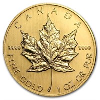 1998 Canada 1 Oz Gold Maple Leaf Bu