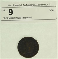 1810 Classic Head large cent