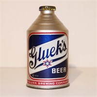 Gluek's Beer Crowntainer Cone Top Not More Than 4%