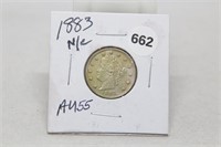 1883 Nickel-AU55 N/C