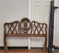 FULL SIZE FRENCH PROVENCIAL HEADBOARD, METAL