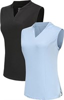 TrendiMax 2 Pack Golf Shirt V Neck