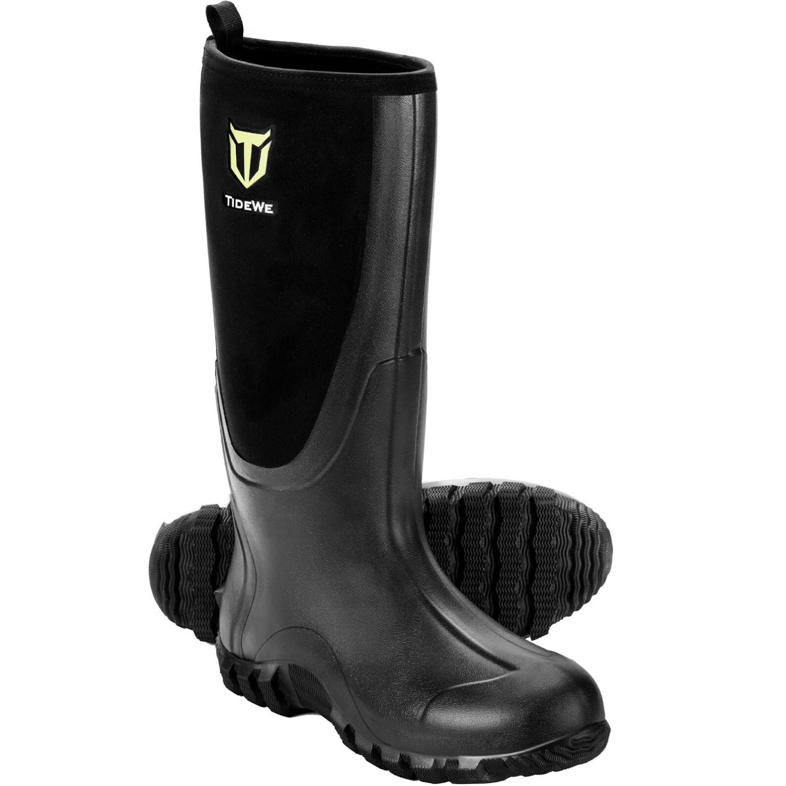 TIDEWE Rubber Boots for Men Multi-Season, Waterpr