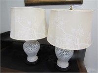 Antique SEYEI White lamps