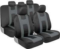 Bdk Carxs Seat Covers For Cars, Light Gray