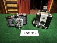 Vintage Argus & Kodak Brownie Hawkeye Cameras