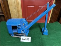 Strutco Toys Blue Metal Excavator