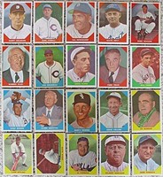 Very High Grade Lot (20) 1960 Fleer Baseball Cards