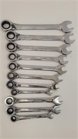 Craftsman Tool Rachet Wrenches Mix of Metric and
