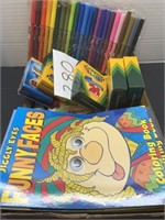 Mixed coloring book lot and more