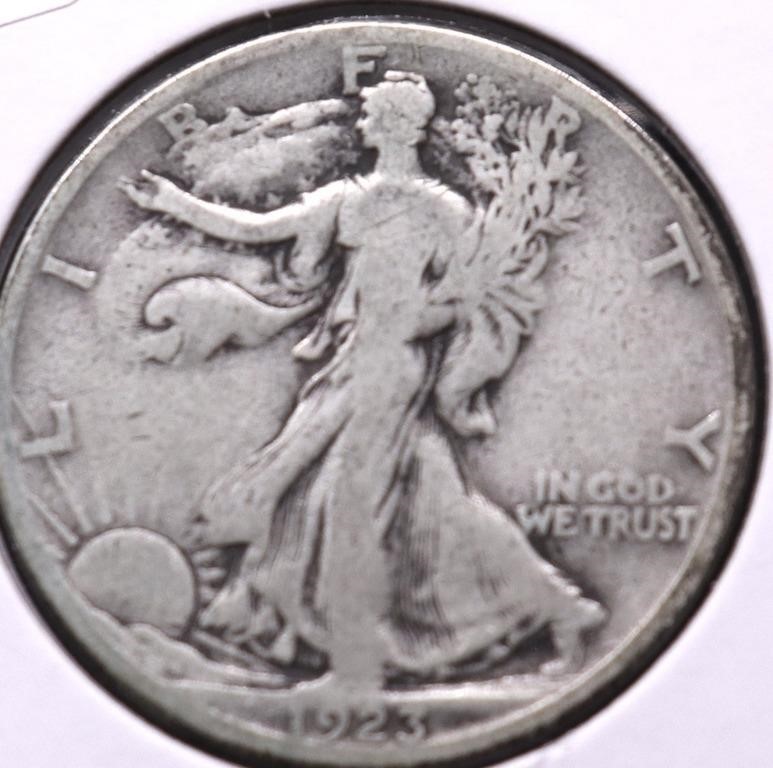 White Marble Coin Auction