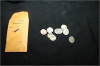 10 X $ PRE 1964 ROOSEVELT DIMES