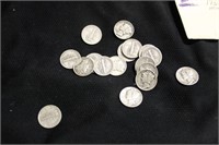 17 X $ MERCURY DIMES