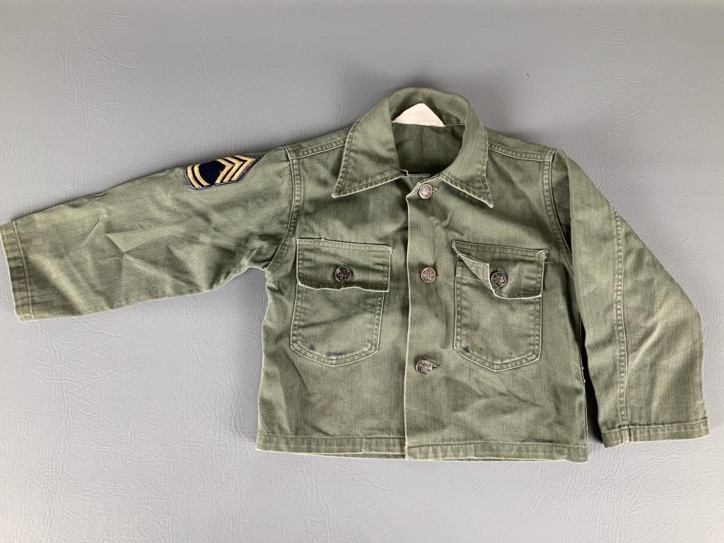 Vintage Child's Military Dress-Up Shirt