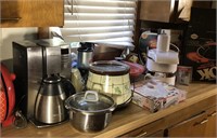 Huge Lot of Kitchen Appliances Wok Grill Coffee