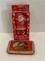 Coca Cola Tins with Playing Cards