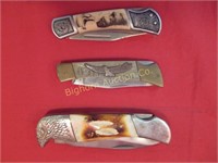 Eagle Knives Various Sizes & Styles 3pc lot