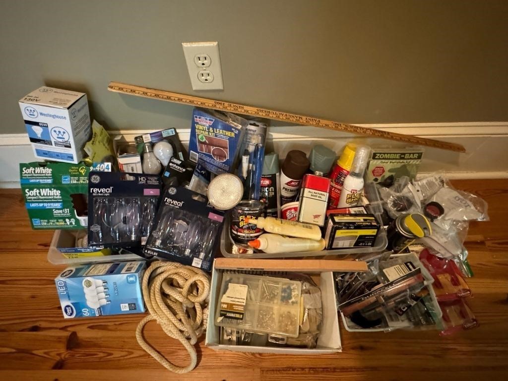 Misc lot -Household goods